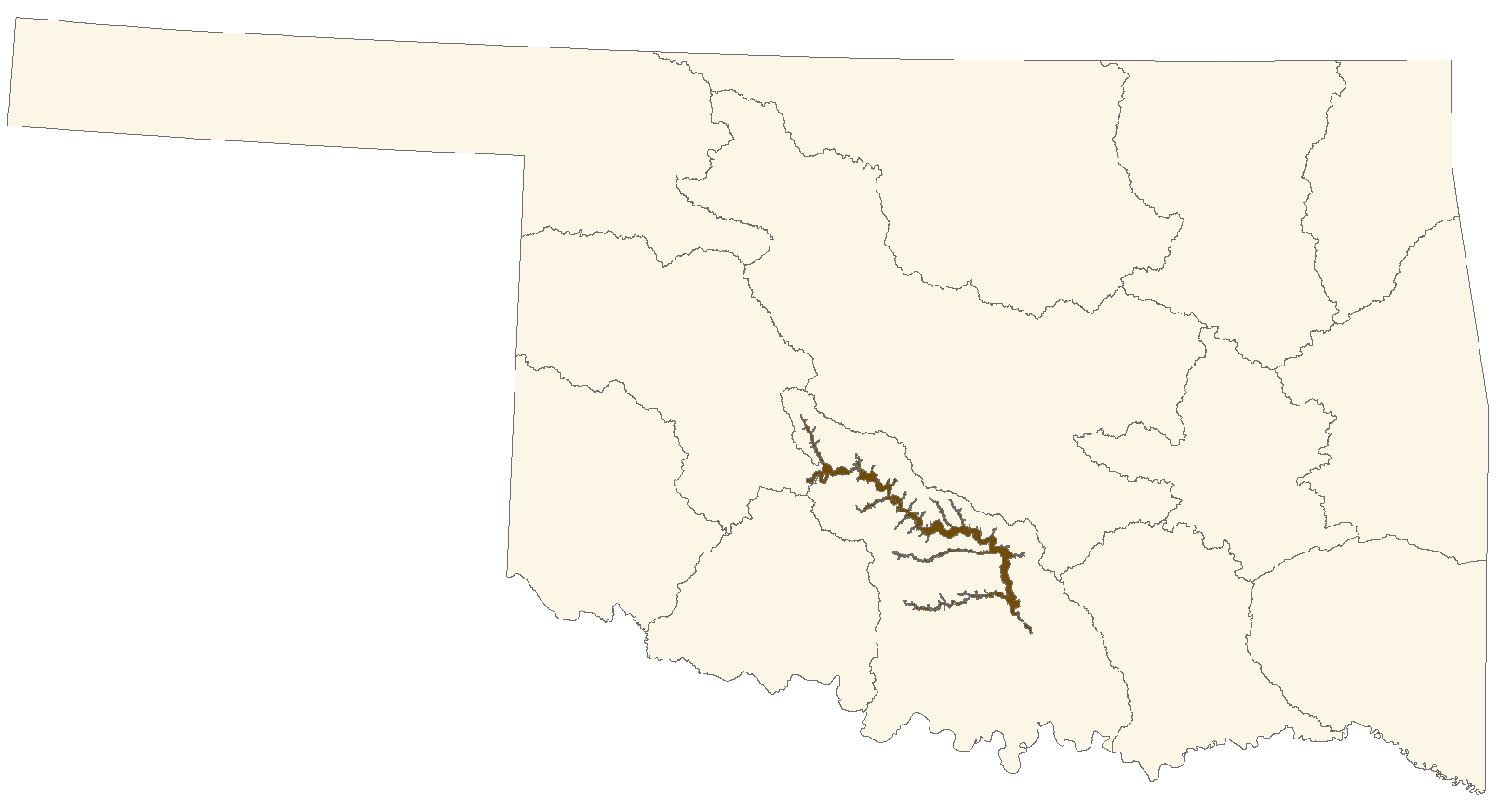 Washita River Reach 3-4 Aquifer Map